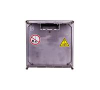 Square cassette with cable outlet 12xM45 VA UFS 7409218