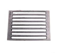 Square Cast Iron Fire Grate for Hark | Heavy Duty Fireplace Replacement Parts Basket with Optimized Air Circulation | Secure Log Holder for Efficient Burning | Black(27 * 19.5CM)