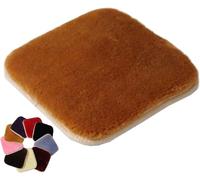 Square Chair Cushions 25x25cm To 45x45cm, Dining Seat Pads With Ties For Living Room, Kitchen, Office, Comfortable & Stylish Home Decor Camel Square 50X50cm