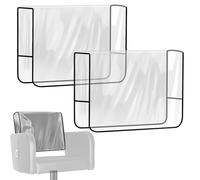 Square Chair Protectors - 2 Pack Waterproof Seat Slipcover, Reinforced Salon Armchair Cushion Protector, Indoor Outdoor Furniture Cover | Commercial Cinema Hotel Restaurant Residence