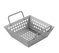 Square Chip Basket Dual Ear Handles Safe Use(20cm)