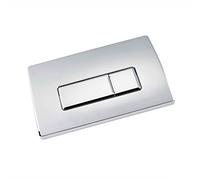 ALLIZ Square Chrome Pneumatic Toilet Concealed Cistern Large Flush Plate WC Button