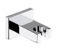 Square Chrome Wall Mounted Shower Head Bracket