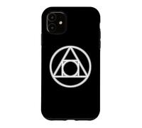 SQUARE CIRCLE ALCHEMICAL SYMBOL ALCHEMISTS FOUR ELEMENTS Case for iPhone 11