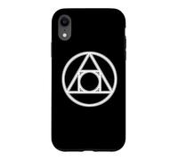 SQUARE CIRCLE ALCHEMICAL SYMBOL ALCHEMISTS FOUR ELEMENTS Case for iPhone XR