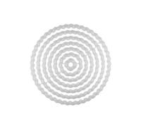 Square Circular Border Die Cuts for Card Making,Metal Cutting Dies Embossing Paper Dies for Scrapbooking DIY Album Card Making Supplies (02)
