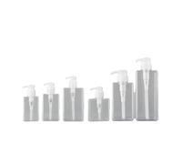 Square Clear Bottle Liquid Soap Whipped Mousse Points Bottling Shampoo Lotion for bathroom(1PC Transparente,280ml)