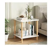 Square Coffee Table - Elegant Wooden Sofa Table with Shelf for Living Room and Bedroom Easy to Assemble Stylish and Functional Home Decor Furniture