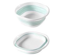 Square Collapsible Washing up Bowl, Portable Camping Washbasin Retractable Portable Laundry Washing Basin Folding Hand Wash Basin for Kitchen Sink Travel Camping Hiking Motorhome (1, 3.5, litres)
