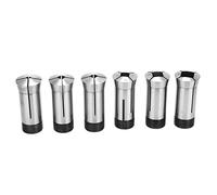 Square Collet Set 6 Pcs 5C Square Hole Chuck Collet CNC Milling Lathe Tool for Automatic Lathes CNC Lathes 1/2'' 1/4'' 3/4'' 3/8'' 5/8'' 5/16''