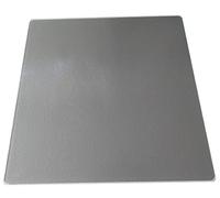 Square Coloured - Glass Worktop Saver 40cm x 40cm by Pearl Glass (Light Grey)