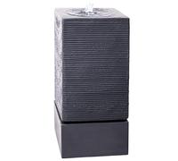 Square Column Water Feature Effect Lights Outdoor Garden Fountain Primrose Grey One Size