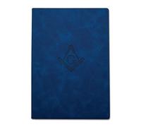 Square & Compass Masonic Bound Journal (Blue)