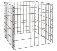 Square Composter Garden Outdoor Bin Home Composting System Waste Modern vidaXL