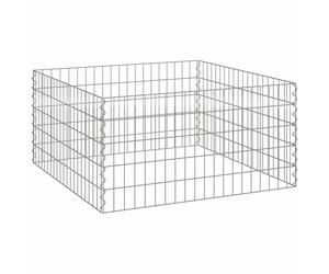 Square Composter Garden Outdoor Bin Home Composting System Waste Modern vidaXL