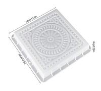 Square Concrete DIY Mold Pavement Plastic Path Maker Paving Cement Brick The Stone Road Moulds Tool for Garden Decor