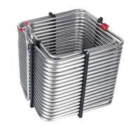 Square Cooling Coil Stainless Steel Chiller 5/16''OD Tube Cooler for Homebrew Draft Beer Box Kegerator Fast & Efficient