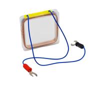 Square Copper Coil Electromagnetism Equipment Wire Coil Accessories for Science Education Physics Teaching Aid Square Copper Coil Electromagnetism