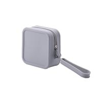 Square Cosmetic Storage Bag, Multifunction Storage Bag, Coin Purses & Pouches, Travel Makeup Brush Holder Portable(undefined-Grey(M),undefined)