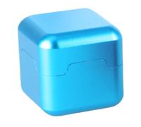 Square Cue Tip Chalk Holder Aluminum Magnetic Billiard Pool Chalk Carrying Case Replacement Billiard Accessories