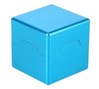 Square Cue Tip Chalk Holder Aluminum Magnetic Billiard Pool Chalk Carrying Case Replacement Billiard Accessories
