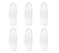 Square Cultivation Boxes with Integrated Water Reservoir Humidity Control and Non Disruptive Root Observation Feature (6pcs)