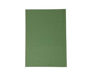 Square Cut Folder, Lightweight, Foolscap, Green, Pack of 100