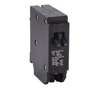 Square D by Schneider Electric HOMT1520CP Square D Homeline, Single Pole Tandem Circuit Breaker, 1 Count (Pack of 1), Black