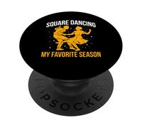 Square Dance My Favorite Season PopSockets Adhesive PopGrip