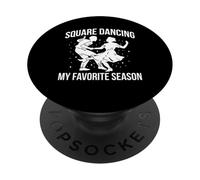 Square Dance My Favorite Season PopSockets Adhesive PopGrip