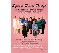 Square Dance Party Pack - Square Dancing Music and Calls on 2 DVDs and 2 CDs by The Traveling Hoedowners