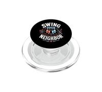 Square Dance Swing Steps Fiddle Caller Design PopSockets PopGrip for MagSafe