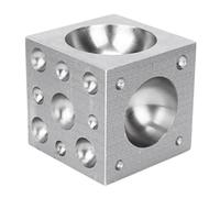Square Dapping Block Professional Jewelry Making Tool Metal Forming Shaping Doming Block for Jewelers Metal Workers Alloy Material (60 * 60mm square anvil)