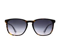 Square Dark Havana Silver Grey Gradient SPLD47 Code 4 Police Brown One Size