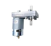 Square DC Reducer electronic starter TT-775 6V 12V 24V Double-Hollow shaft High Torque Gear electronic starter DC 3-30V CW CCW EKFBQBGW(2.5rpm,6V)