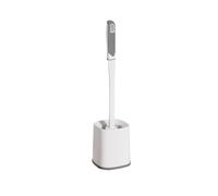Square Design Wall-mounted Toilet Brush with Extended Handle for Efficient Bathroom Cleaning