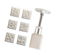 Square Dessert Maker Mold MidAutumn Pastries Tool Cookie Cutter Hand Pressure Mold Easily Cleans Moon Cake Maker