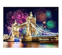 Square Diamond Painting Adults 50 x 40 cm Square Stones Puzzle Diamond Mosaic Adhesive Pictures Square Stones Diamond Painting Pictures Large Cross Stitch Set Landscapes Bridges Fireworks Stickers