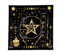 Square Divinations Tapestry Map Reading Astrology Tablecloth Tarots Tablecloth Table Cloth Witchcraft Supplies Goddess Table Cloth Wall Decoration