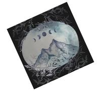 Square Divinations Tapestry Moon Mountain Astrology Tablecloth Tarot Tablecloth Table Cloth Witchcrafts Supplies Moon Mountain Tarot Card Spiritual Deckcloth