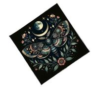 Square Divine Tapestry Butterfly Flower Astrology Table Cloth Table Cloth Table Cloth Magic Material Altar Tarot Card Cloth