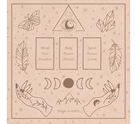 Square Divine Tapestry Reading Card Astrology Table Cloth Tarot Table Cloth Table Cloth Magic Equipment Altar Tarot Card Cloth