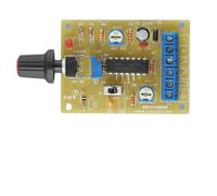 Square DIY Lab Function Module Kit - Sine Icl8038 Triangle Wave Board for Electronics Generator Signal Testing Education 50hz-5khz Range 12v Powered 42×58mm PCB