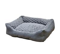 Nobby Classic Diamond Square Comfort Bed 50 x 40 x 17 cm Grey