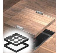 Square Drain Cover - Invisible Septic Tank Lid with Handle for Dock Highway Garden - Stainless Steel Wastewater Basin Covers for Enhanced Durability and Aesthetics