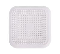 Square Drain Protection, Reusable Hair Catcher for the Shower, Square Drain Cover with Suction Cups, Sink Screen Protector for Kitchen Sink, Showers, Bathtub, Bathroom, Kitchen