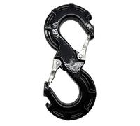 SQUARE DRAW BAR S-Shape Integrated Winch Quick Shackle Pickup SUV Trailer Off-road Towing Trailer Hitch(Black)