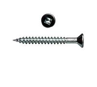 Square Drive Screws 1-1/2 Inch x #8 Countersunk BZP (200 Pack)