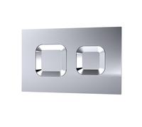 Square Dual Flush Push Button