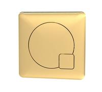 Balterley Square Dual Flush Push Button - 70mm -Brushed Brass